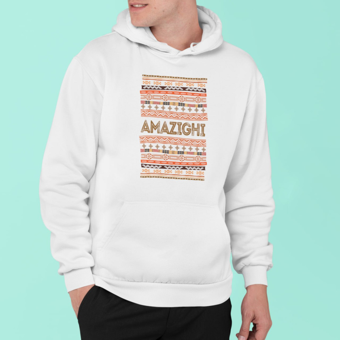 https://www.rafwear-dz.com/Sweat Amazigh Traditionnel - Motifs Berbères