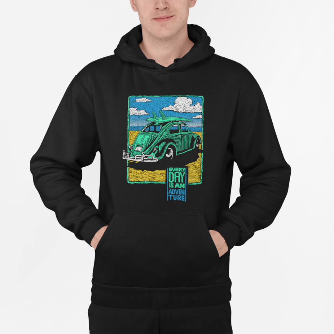 Sweat à capuche - Every Day is an Adventure new beetle VOLKSWAGEN