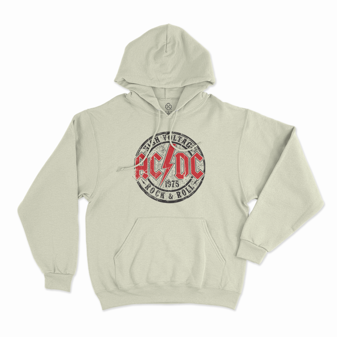 Sweat à capuche AC/DC Vintage - Rock & Roll 1975